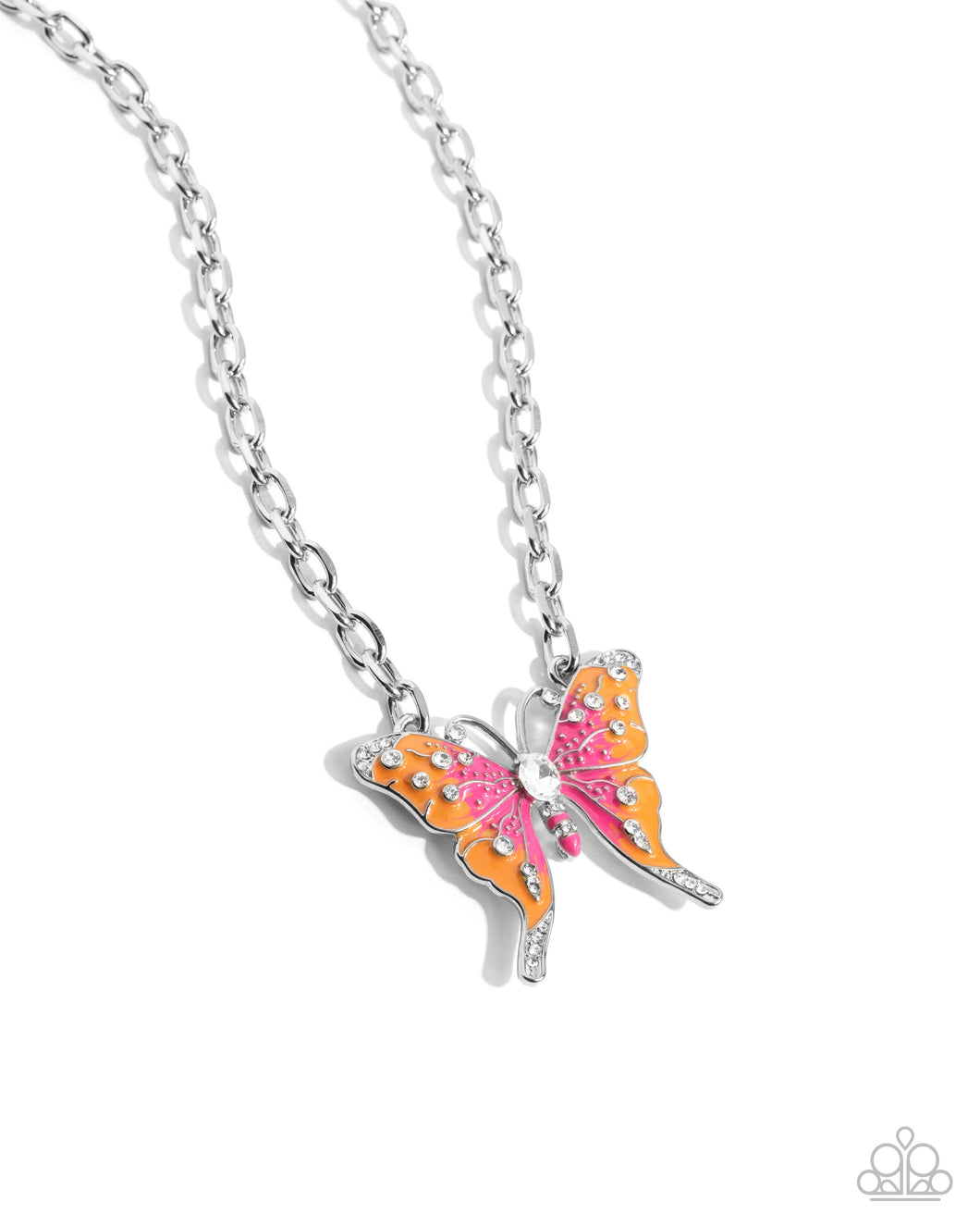 Soft Landing - Orange Necklace
