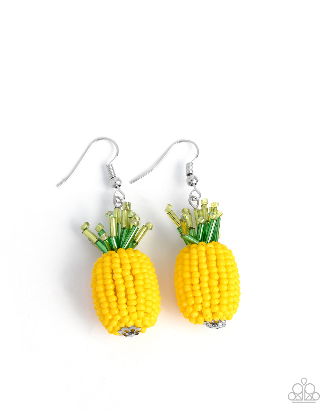 Pleasant Pineapple - Yellow Earring