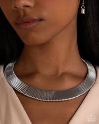Fringe Formal - Silver Necklace