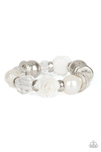 Here I Am - White Bracelet