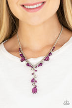 Load image into Gallery viewer, Crystal Couture - Purple Necklace
