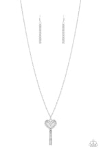 Load image into Gallery viewer, Unlock My Heart - Silver Long Necklace
