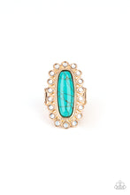 Load image into Gallery viewer, Mystic Oasis - Gold Ring
