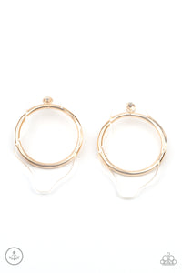 Clear The Way! - Gold Earring
