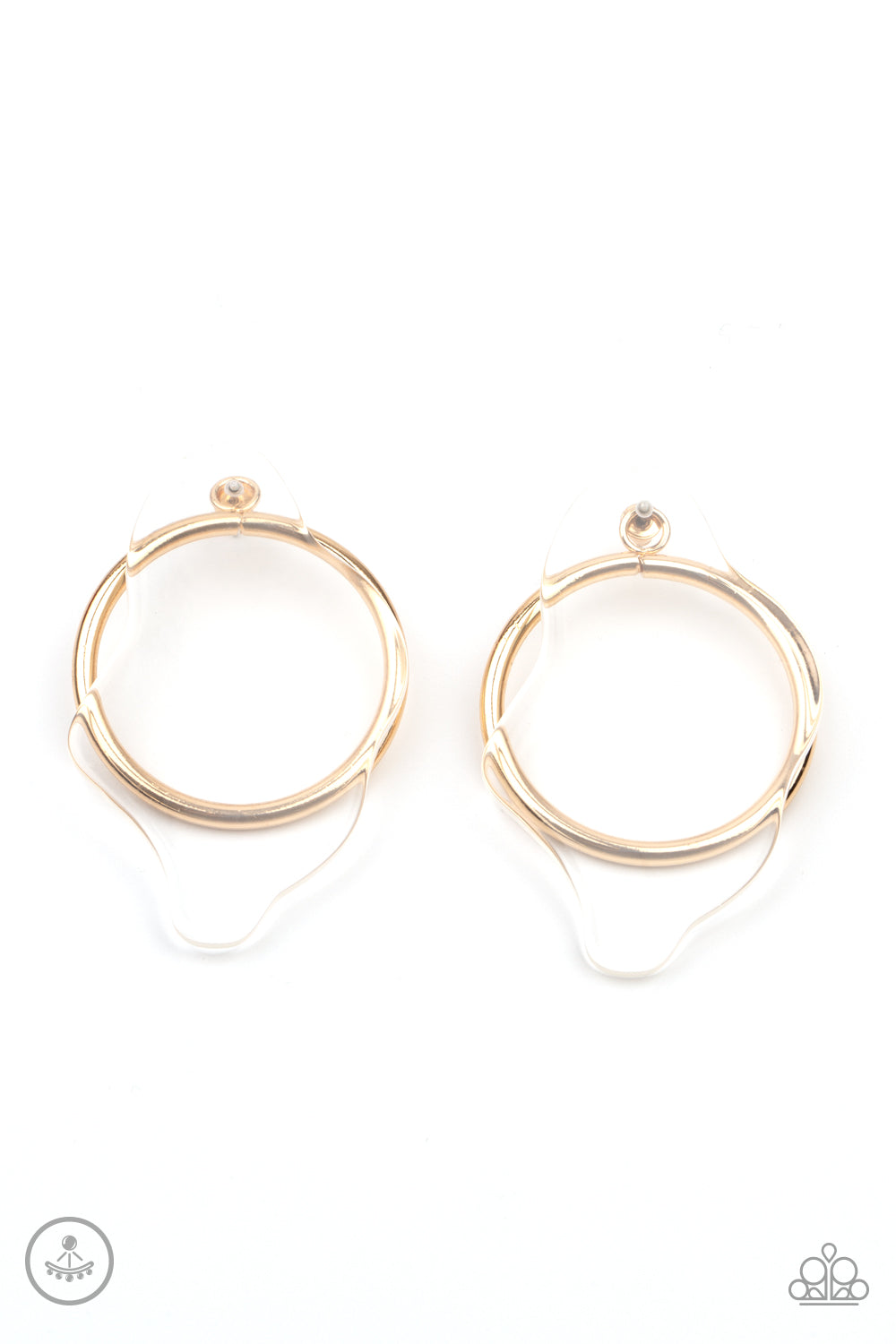 Clear The Way! - Gold Earring