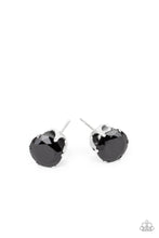 Load image into Gallery viewer, Modest Motivation - Black Post Earring
