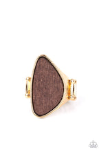 Load image into Gallery viewer, Perfectly Petrified - Gold Ring
