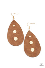 Load image into Gallery viewer, Rustic Torrent - Gold Earring
