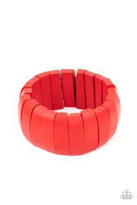 Raise The BARBADOS - Red Wood Bracelet