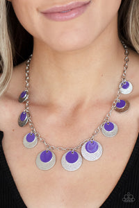 The Cosmos Are Calling - Purple Necklace
