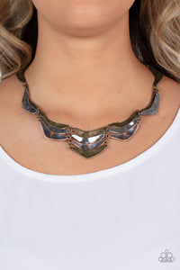 Mixed Metal Mecca - Brass Necklace