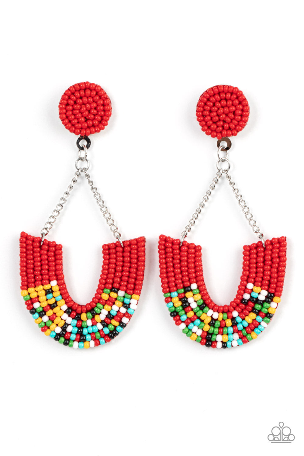 Make it RAINBOW - Red Earring