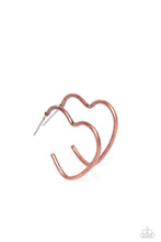 Load image into Gallery viewer, Burnished Beau - Copper Earring
